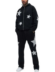 Nuevos Conjuntos Deportivos Casuales Unisex Personalizados, Ligeros, con Cierre de Cordón, Poliéster/Algodón, Impresión por Sublimación - Product Image 4