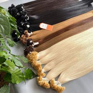 Extensions de cheveux à la kératine vietnamienne crue à pointe plate de haute qualité Cheveux humains alignés sur les cuticules - Product Image 4