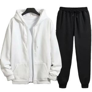 ชุดเซ็ต 2 ชิ้น เสื้อฮู้ดมีเชือกผูกและกางเกงขายาว รุ่นใหม่ปี 2025 สำหรับทุกเพศ คุณภาพสูง เสื้อแขนยาวมีฮู้ด สไตล์ลำลอง สำหรับฤดูใบไม้ร่วงและฤดูหนาว - Product Image 1