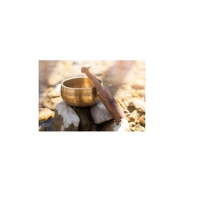 Juego de cuencos de latón Natural para cantar, incluye palo y cojín para Yoga y meditación, con Mazo y cojín - Product Image 3
