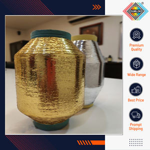Fil de polyester métallique de type M de bonne régularité brillant haute performance pour les commandes en gros directement d'origine indienne - Product Image 4