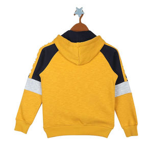 ชุดวอร์มสำหรับผู้ชายแบบมีซิปขนาดใหญ่พิเศษสีเหลืองชุดออกกำลังกายแบบมีกระเป๋า - Product Image 3