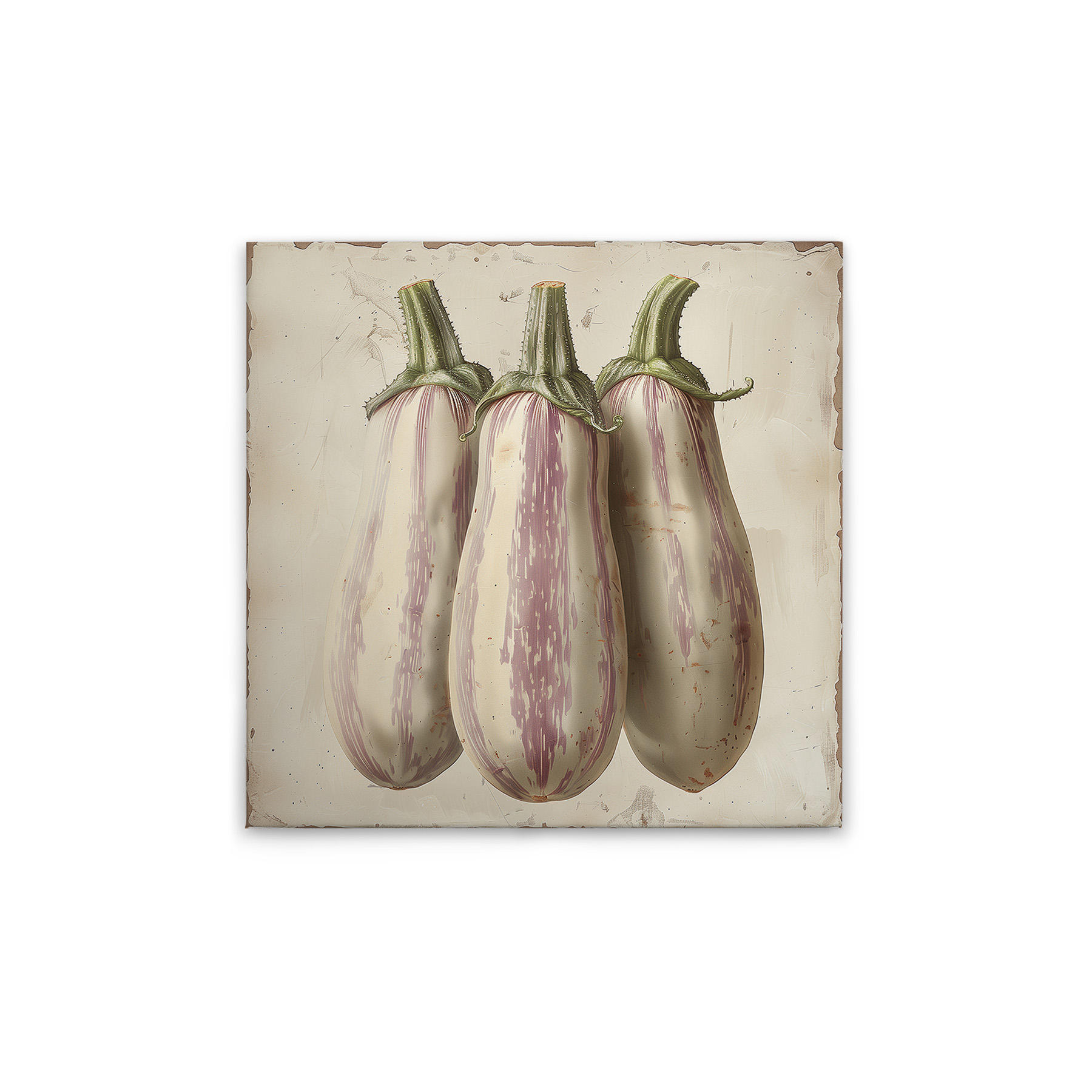 Crème, beige, violet, vert