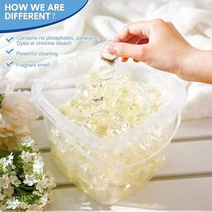 Recién llegado, cuentas de detergente para ropa, fórmula de alta concentración, antibacteriano y cuidado de telas - Product Image 3