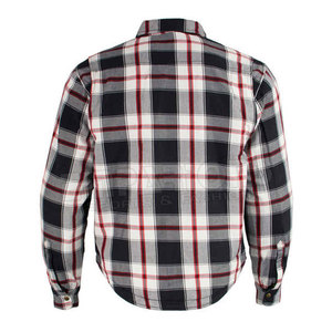 เสื้อสักหลาดลายตารางสีแดงและสีดำ,เสื้อสำหรับนักขี่จักรยาน - Product Image 2