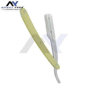 Navaja de Afeitar Plegable Negra Antigua para Hombre, Herramientas de Barbería, Navaja de Afeitar Recta de Acero Inoxidable, Soporte para Navaja de Afeitar, Cuidado Personal - Product Image 6