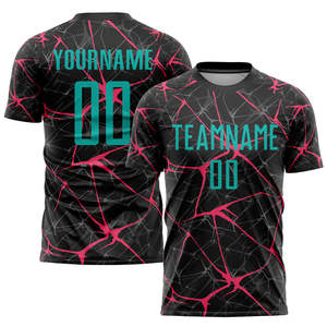 Camiseta de fútbol personalizada de gran venta, uniforme de fútbol Premium de diseño único, ropa deportiva transpirable de secado rápido para jóvenes y adultos OEM - Product Image 2