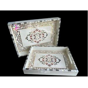 Bandeja de Servir de Nácar de Alta Demanda para Presentación de Alimentos, Entretenimiento en el Hogar, Hoteles, Cafeterías y Restaurantes en Venta - Product Image 2