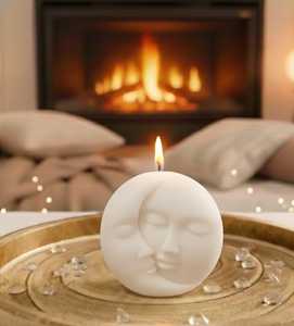 Vela Decorativa con Rostro de Sol y Luna, Vela Perfumada Hecha a Mano, el Mejor Regalo para la Decoración del Hogar, Mejor Precio al por Mayor - Product Image 6