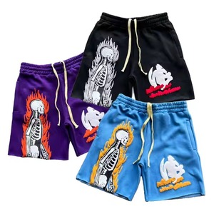 Short d'été taille haute pour hommes, longueur genou, respirant, design grande taille - Product Image 1