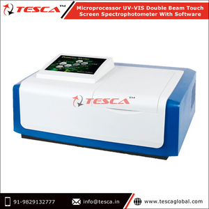 Spectrophotomètre à écran tactile couleur de 8 pouces à double faisceau UV-Vis basé sur un microprocesseur avec objectif focal de 160mm et logiciel - Product Image 2