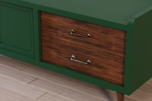 Soporte de TV hecho en Indonesia de madera maciza de diseño moderno para muebles de apartamento, muebles de interior - Product Image 2