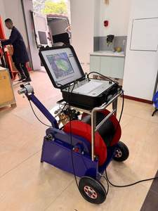 Cámara para Pozos Profundos con Cable de 100m/200m Resistente al Agua y a Altas Temperaturas, Cabrestante Manual de 73mm 360° °   Cámara Rotatoria para Perforaciones - Product Image 2