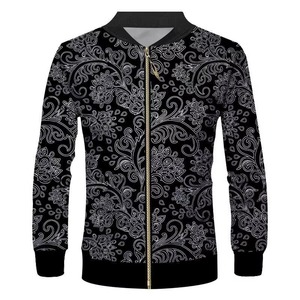 Veste universitaire en satin de polyester sublimation personnalisée veste en satin brodée personnalisée veste en satin vestes de l'équipe des collèges - Product Image 3
