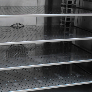 Carrello Riscaldato per Alimenti in Acciaio Inox a Doppia Porta 110L con Pannelli di Visualizzazione in Vetro <span class=keywords><strong>4</strong></span> Ripiani per Ospedali e <span class=keywords><strong>Ristoranti</strong></span> - Product Image 2