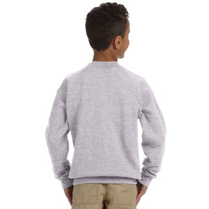 Venta al por mayor de gran tamaño para la escuela, sudadera lisa de moda para niños, Jersey holgado de algodón para jóvenes, sudadera - Product Image 2