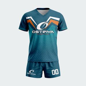 Uniforme de volley-ball à séchage rapide et respirant pour garçons Produit le plus populaire Uniforme de volley-ball en faible MOQ - Product Image 2