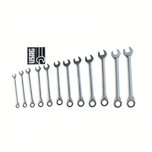 Juego de Llaves Combinadas de Trinquete Reversibles Usag de 12 Piezas, Herramienta Duradera y Versátil - Product Image 2