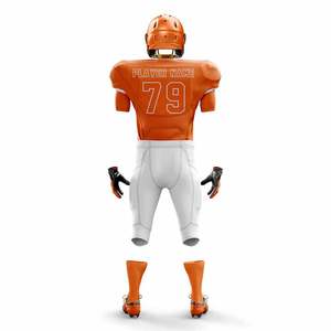 Uniforme de football américain pour hommes Goldwork, respirant, grande taille, manches courtes, personnalisable, service OEM - Product Image 5