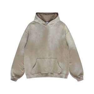 Hosten Greek Enterprises Hombres Azul marino Sun Faded Hoodie Premium Quality Acid Wash Diseño elegante Venta al por mayor Sudaderas con capucha de tamaño adulto - Product Image 3