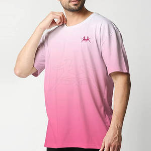 T-shirt surdimensionné pour hommes à la mode T-shirt d'été confortable Prix d'usine Meilleur matériau T-shirt surdimensionné en coton - Product Image 3