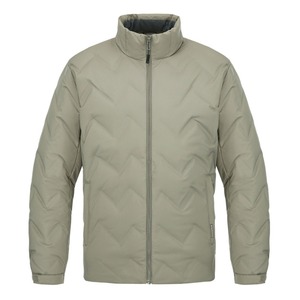 Chaqueta de plumón técnica de tubo bordado para hombre - Product Image 1