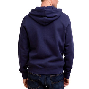 Fabricante personalizado 400gsm peso pesado Sun Fade Crop Boxy cremallera Vintage apenado bordado parche hombres ácido lavado Zip up Hoodie - Product Image 3