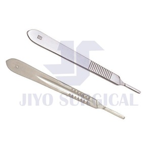 Mango de bisturí quirúrgico de acero inoxidable de alta calidad, soporte de cuchilla para instrumento Dental No 3, graduación con escala para dentista - Product Image 4