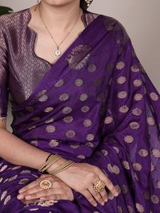 Venta caliente Roop Silk con Zari Weaving Saree Fabricante y proveedor de Surat a tarifa mayorista - Product Image 5