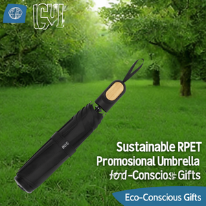 Ombrello Promozionale Sostenibile in RPET per Regali Eco-Consapevoli - Product Image 3