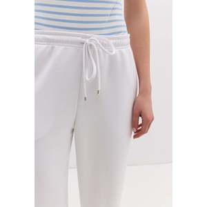 Pantalon décontracté en coton coupe droite - Product Image 2