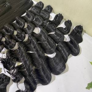 Tissage en lot de cheveux humains, vente en gros, paquets de cheveux brésiliens bon marché, cuticules vierges alignées, Extensions de cheveux humains - Product Image 4