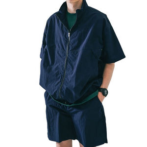 En ligne Hommes Coupe-Vent Coupe-Vent 2 Pièces Short Set pour Hommes Coupe-Vent Suit Outfits New Stylish Windproof Tracksuits Short Set - Product Image 6