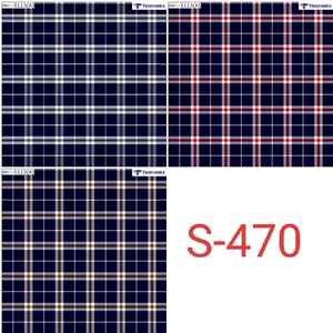 เสื้อเชิร์ตผ้าฝ้ายแท้ขนาด58นิ้วสำหรับเด็กผู้ชายและเด็กผู้หญิงทำจากเส้นด้ายย้อมสี - Product Image 2