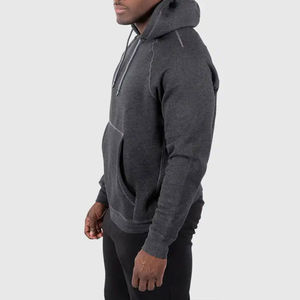 เสื้อฮู้ดดี้บุขนแกะปักลายสำหรับผู้ชาย น้ำหนัก 250/500 กรัม สกรีนโลโก้ได้ตามต้องการ สไตล์สตรีทแวร์ พิมพ์ลายแบบซับลิเมชั่นทั้งตัว ผ้าเฟรนช์เทอร์รี่ สีพื้น - Product Image 2