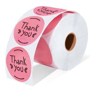 High Quality Customizable Thermal Printing Adhesive Stickers Size and Color Design for <b>Packaging</b> <b>Labels</b> - Product Image 1
