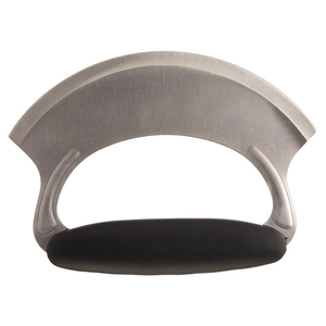 Cuchillo de Cocina Ulu para Chefs Profesionales, Hoja de Acero Inoxidable, Mango de Madera, Ecológico, Ultra Afilado, Apto para Lavavajillas, Uso Diario - Product Image 3