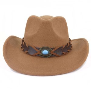 Nuevos sombreros de vaquero de cuero al aire libre para hombres de vaquero occidental personalizados Sombreros de vaquero en cuero genuino Sombreros de moda al por mayor - Product Image 4