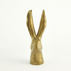 ตุ๊กตากระต่ายเคลือบสีทองสีรีแอคทีฟสำหรับบ้านทำจากโลหะยอดนิยมสินค้าร่วมสมัยและทันสมัยขายส่งจำนวนมาก - Product Image 1