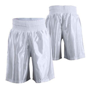 Vente en gros Short de boxe pour homme en nylon et polyester 100% avec logo personnalisé, confortable, design unique, motif uni - Product Image 1