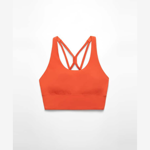 Soutien-gorge vert à la mode avec logo personnalisé OEM Vêtements de sport Soutien-gorge de sport pour femmes soutien-gorge uni de qualité supérieure au prix de gros - Product Image 2