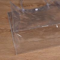 Sac cadeau en plastique transparent tissé en gros |   Pochette en PVC imperméable avec fermeture à pression |   Réutilisable pour les mariages, les bébés, les supermarchés, les expositions