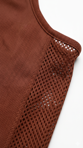 เสื้อบาสเก็ตบอลพรีเมียมสีเบิร์นท์เซียนน่า สำหรับทีมทันสมัย ฝึกซ้อม คลับ ระบายอากาศได้ดี ผลิตจากผ้าตาข่าย - Product Image 6