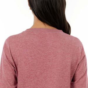 Sudadera de cuello redondo de algodón 100% para mujer de alto rendimiento con bordado 3D para deportes de invierno correr gimnasio actividades al aire libre - Product Image 3