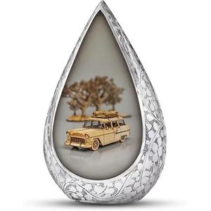 Export Quality New Design Adult Metal Cremation Urn Memorial <b>Funeral</b> <b>Supplies</b> for Ashes from Indian Exporter from India - Product Image 4