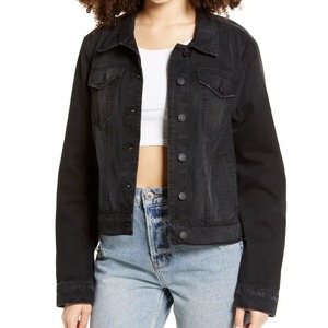 Jeans décontractés pour femmes de haute qualité, veste en jean personnalisée pour femme, jeans extensibles, 100 % de haute qualité, veste en jean pour femmes en gros - Product Image 1