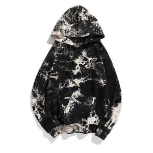 Sweat à capuche pour homme en molleton français tie-dye personnalisé, qualité supérieure, pull en coton tie-dye, sweat à capuche oversize pour homme - Product Image 3