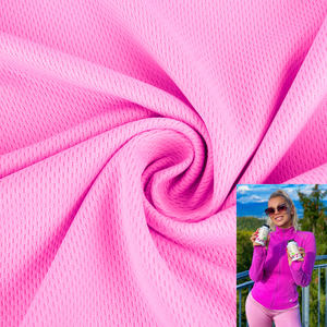 Vải áo bóng đá lưới micromesh dệt kim poly 100% Active Dry tùy chỉnh - Product Image 3