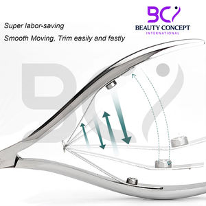 Coupe-cuticules en acier inoxydable, coupe-ongles à large ouverture, lame courbée, durable, professionnel, pour retirer les peaux mortes des ongles des pieds - Product Image 5