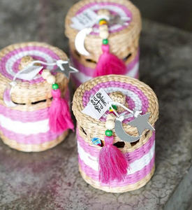 Ramadan Mubarak Gergean <b>gift</b> box from Eco-friendly seagrass candy boxes for Kids - Product Image 1